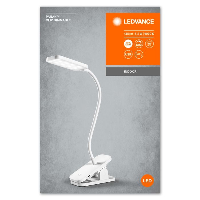 Настільна лампа LEDVANCE LED PANAN CLIP 5W 4000K (4058075747883) зображення 5