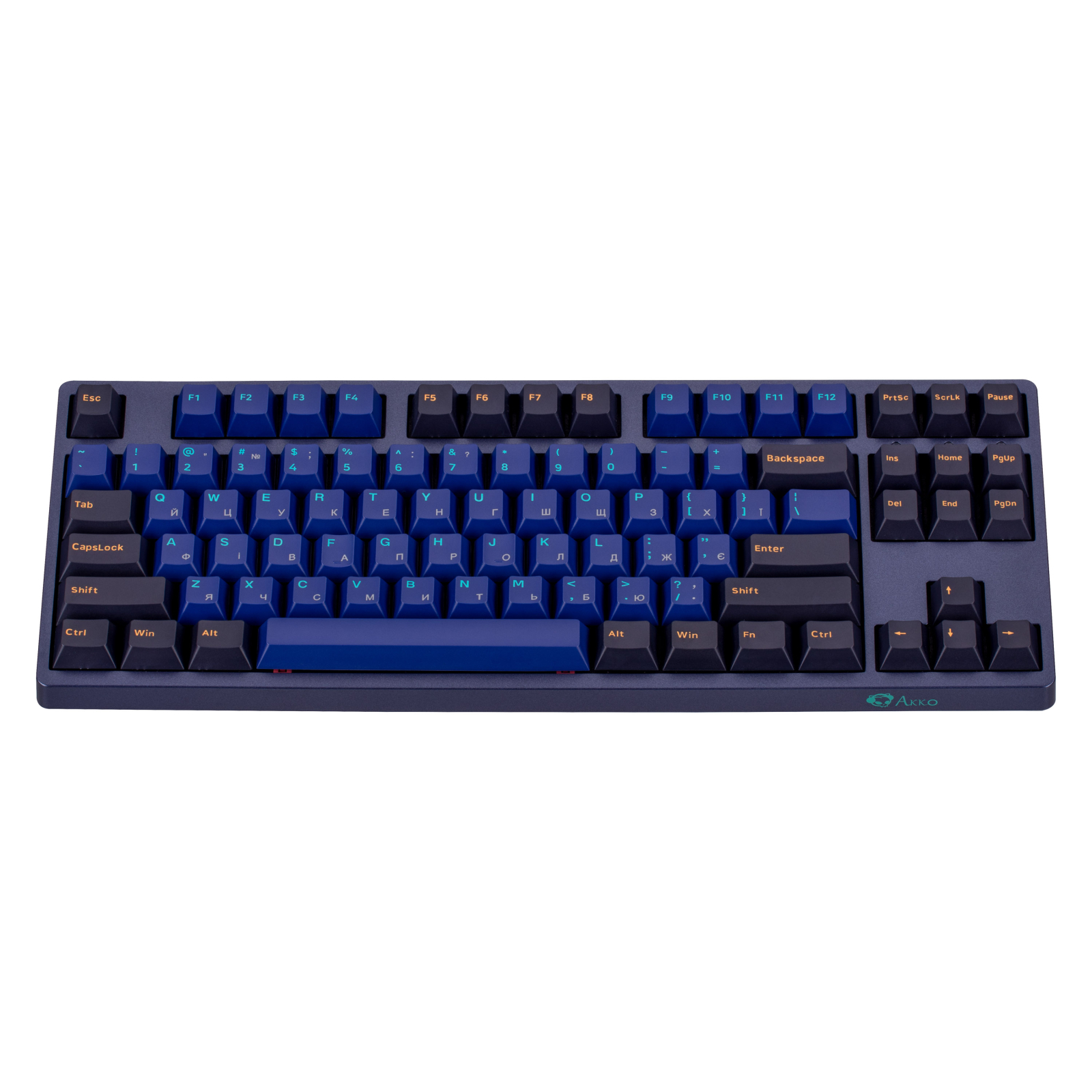 Клавіатура Akko 3087 DS Horizon 87Key Cherry MX Brown USB UA No LED Blue (6925758616355) зображення 4