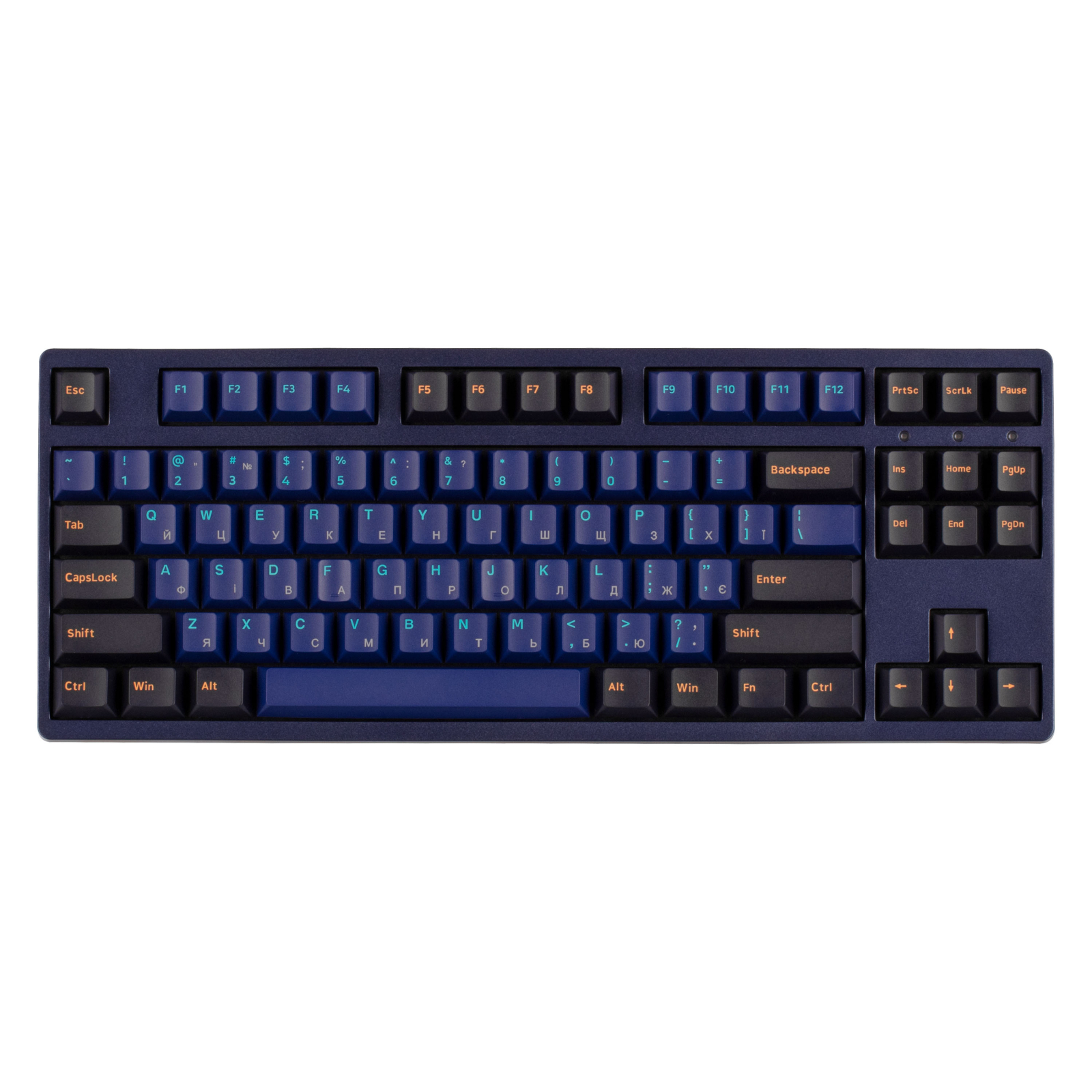 Клавіатура Akko 3087 DS Horizon 87Key Cherry MX Brown USB UA No LED Blue (6925758616355)
