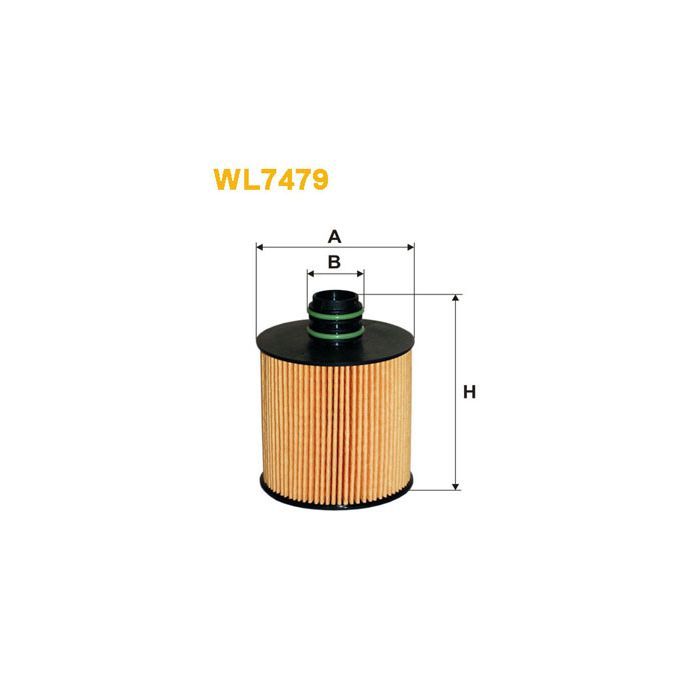 Фільтр масляний Wixfiltron WL7479