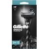 Бритва Gillette Mach3 Charcoal Древесный уголь С 2 сменными картриджами (8700216074308) изображение 2