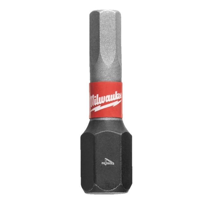 Набор бит Milwaukee SHOCKWAVE, Hex4, 25мм, 2шт (4932430895) изображение 2