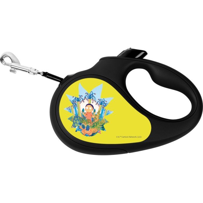 Повідець для собак WAUDOG R-leash "Рік та Морті 2" L до 50 кг 5 м чорний (8126-0281-01) зображення 2