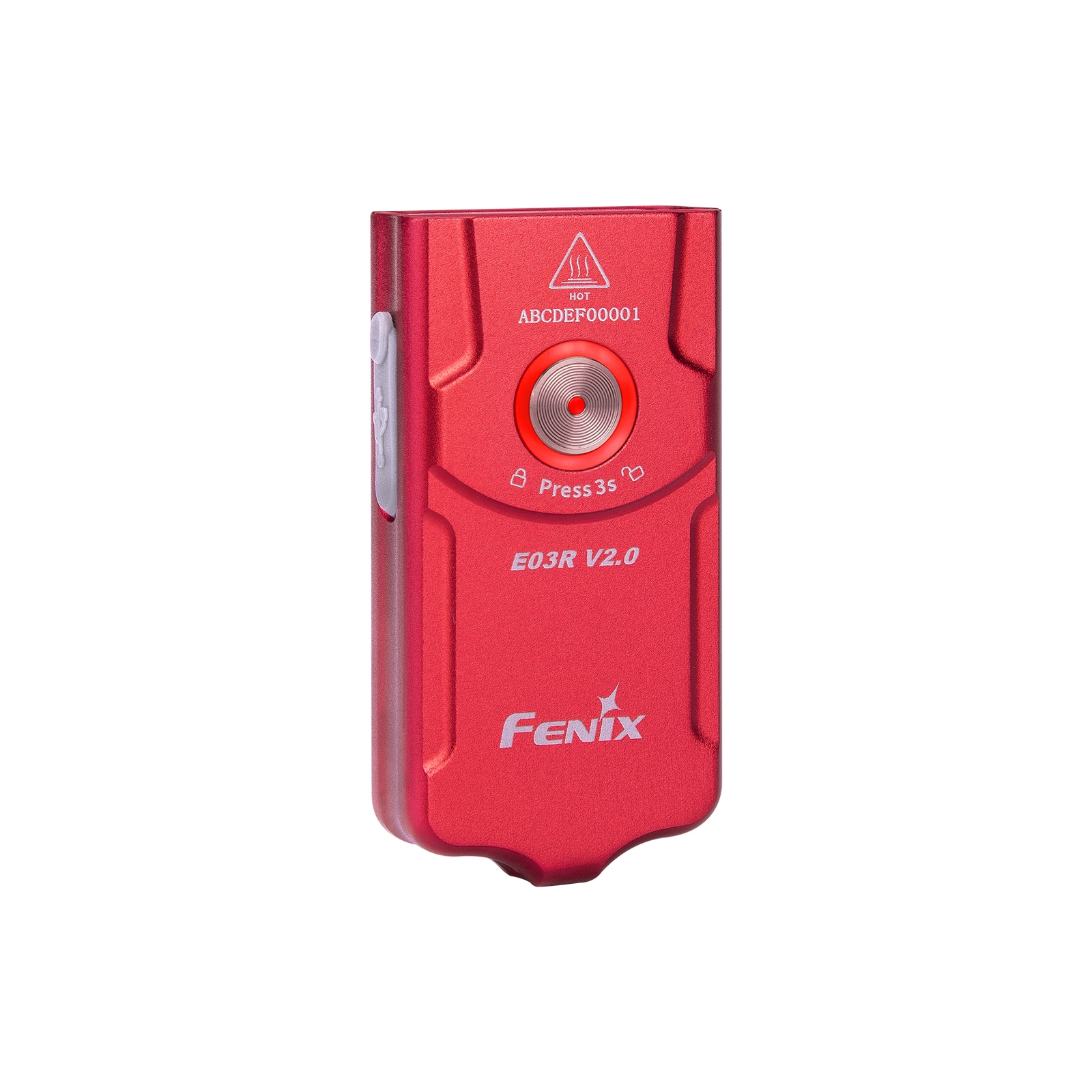 Фонарь Fenix E03R V2.0 Red (E03RV20RED) изображение 3
