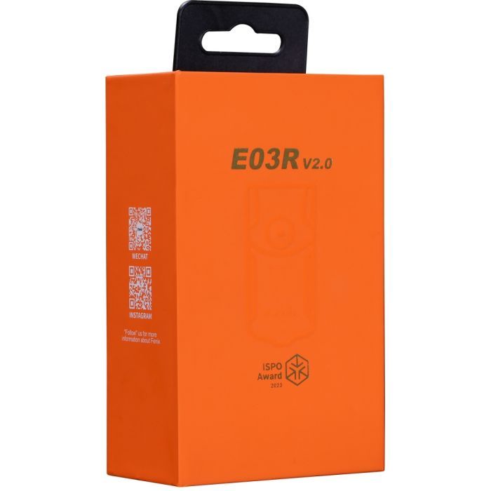 Фонарь Fenix E03R V2.0 Blue (E03RV20BL) изображение 5
