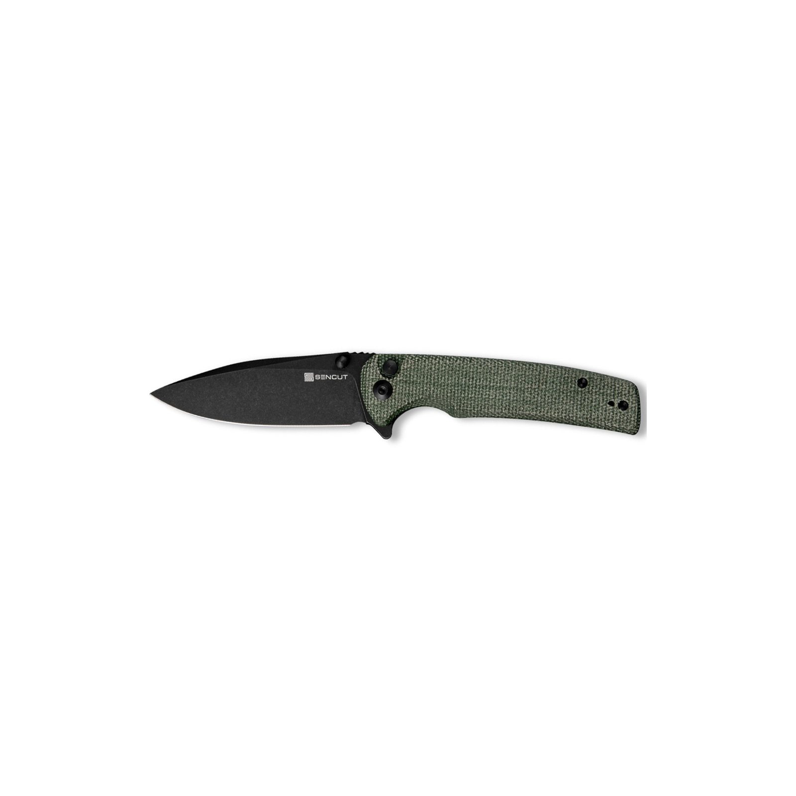 Нож Sencut Sachse Blackwash Olive Micarta (S21007-2)