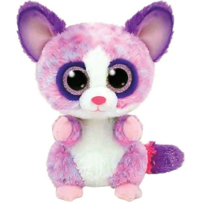 Мягкая игрушка Ty Beanie Boo's Розовый лемур BECCA 15 см (36395)