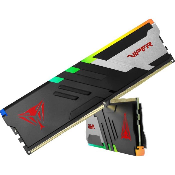 Модуль памяти для компьютера DDR5 32GB (2x16GB) 6600 MHz Viper Venom RGB Patriot (PVVR532G660C34K) изображение 6