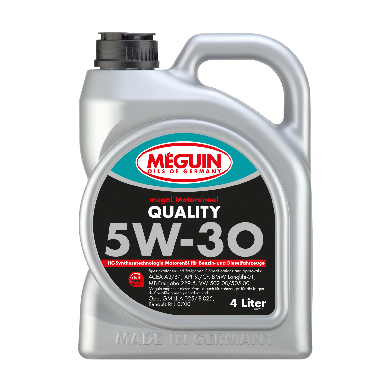 Моторное масло Meguin QUALITY SAE 5W-30 4л (9027)