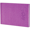 Тижневик Brunnen датований 2024 кишеньковий Tweed Фіолетовий A6 72 аркуші (73-755 32 664) зображення 2