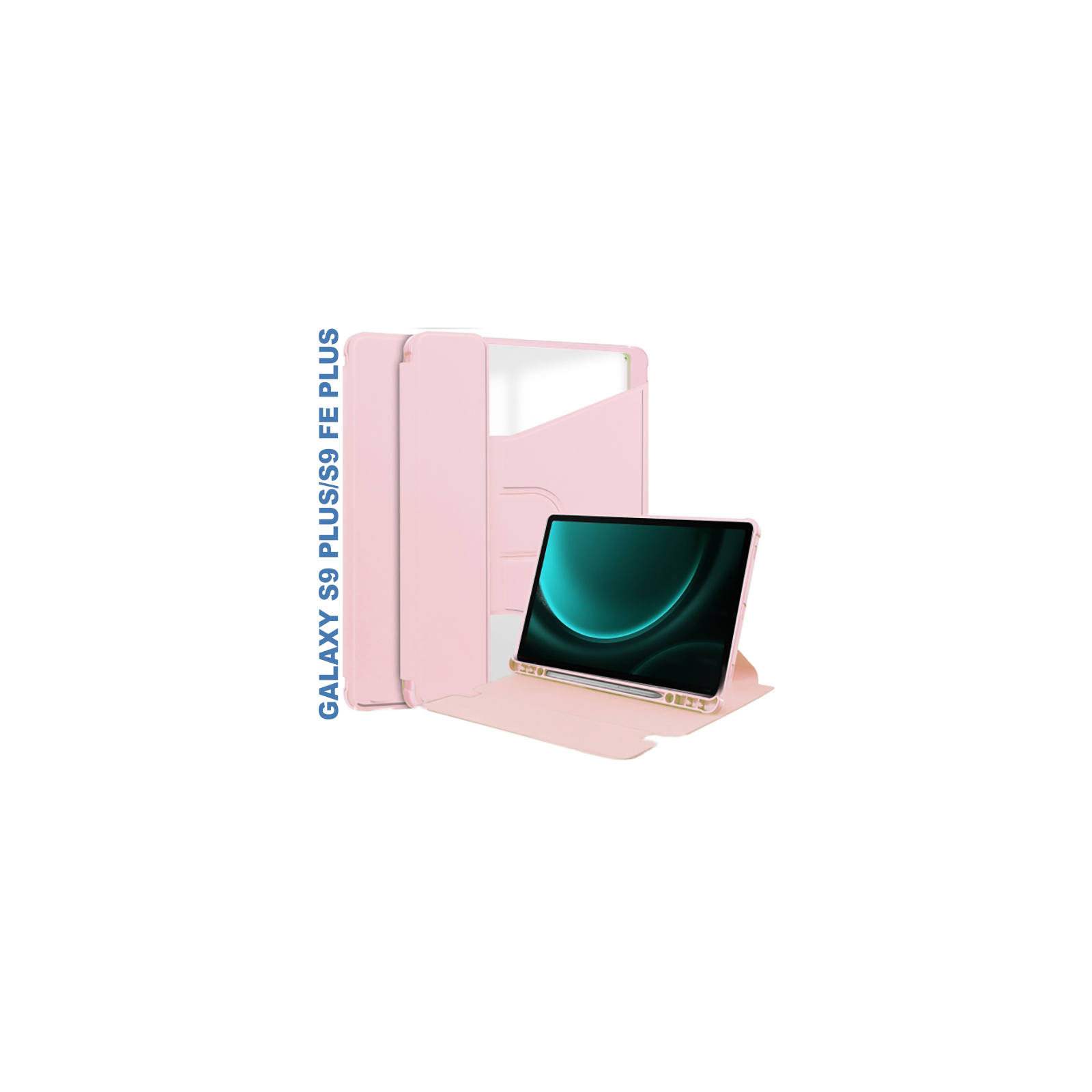 Чехол для планшета BeCover 360° Rotatable Samsung Tab S9 Plus (SM-X810/SM-X816)/S9 FE Plus (SM-X610/SM-X616) 12.4" Deep Blu (710399)