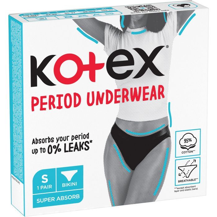 Гігієнічні прокладки Kotex Менструальна білизна Розмір S 1 шт. (5029053590219) зображення 2
