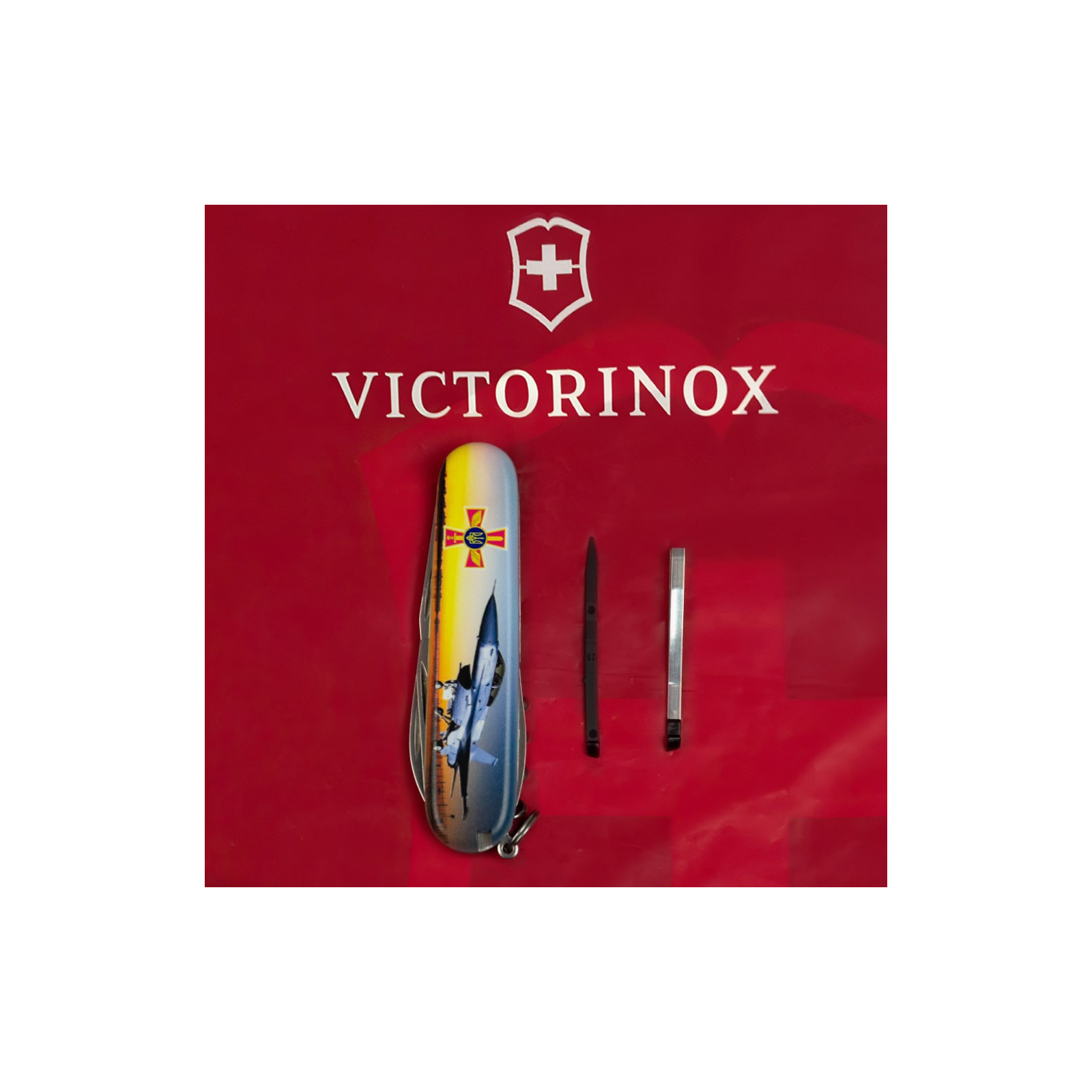 Нож Victorinox Spartan Army Black "Емблема СВ ЗСУ" (1.3603.3_W0020u) изображение 6
