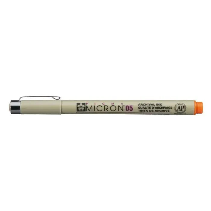 Лайнер Sakura Pigma Micron (0.5) 0,45 мм Оранжевый (084511357815)