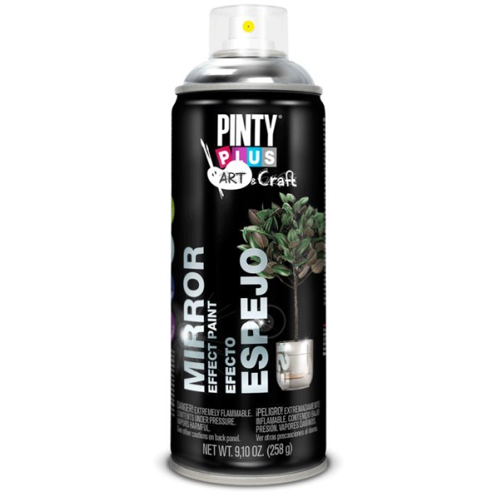 Краска-аэрозоль Pintyplus эффект зеркала ART&CRAFT, 400 мл (8429576281606)