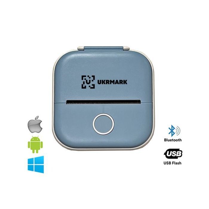 Принтер чеків UKRMARK P02WT Bluetooth, білий (900887)