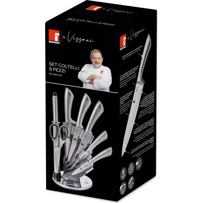 Набор ножей Bergner By Vissani 8 предметів (BG-39241-MM) изображение 2