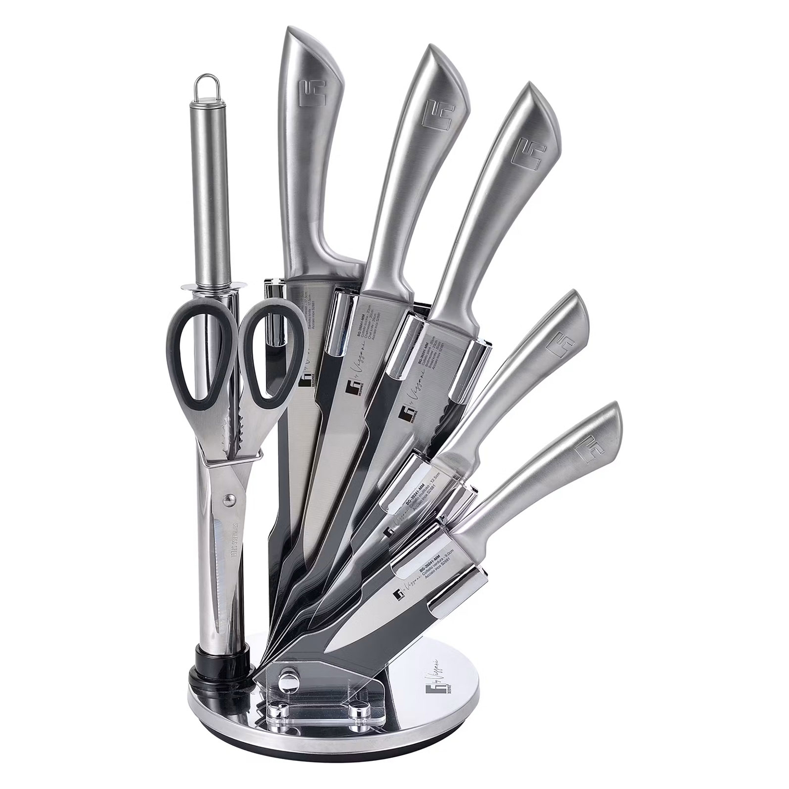 Набор ножей Bergner By Vissani 8 предметів (BG-39241-MM)