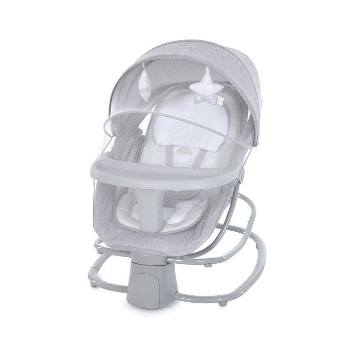Крісло-гойдалка Mastela Заколисуючий центр-шезлонг 4 в 1 light gray (Mastela 8113) зображення 11