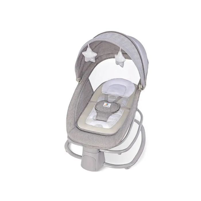 Крісло-гойдалка Mastela Заколисуючий центр-шезлонг 4 в 1 light gray (Mastela 8113) зображення 3