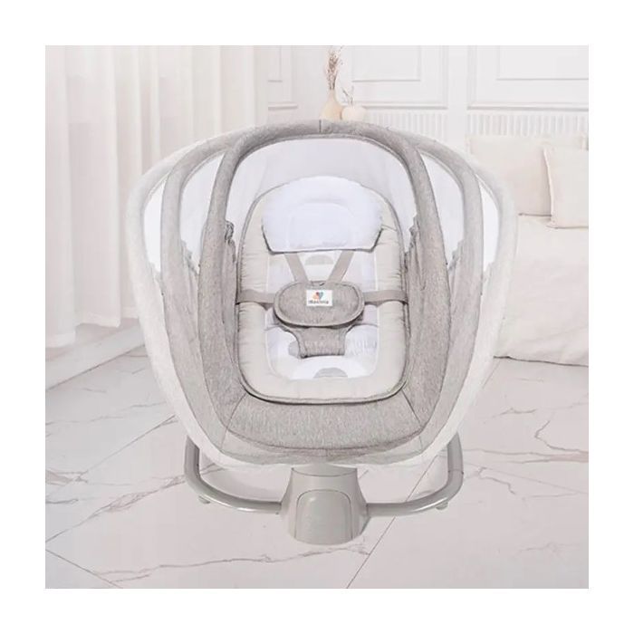 Крісло-гойдалка Mastela Заколисуючий центр-шезлонг 4 в 1 light gray (Mastela 8113) зображення 4