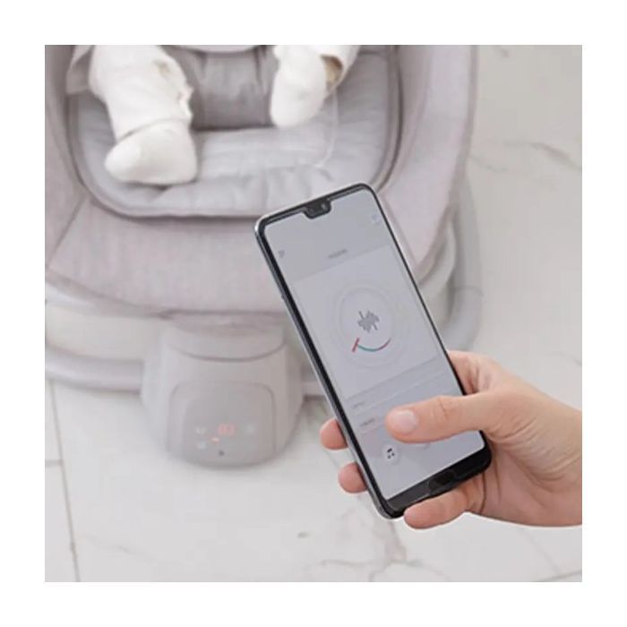 Крісло-гойдалка Mastela Заколисуючий центр-шезлонг 4 в 1 light gray (Mastela 8113) зображення 7