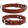 Ошейник для животных Collar одинарный Ш 35 мм Д 48-63 см коричневый (02736)