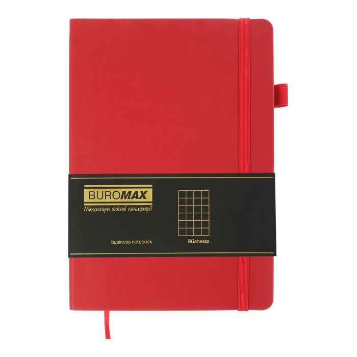 Книга записная Buromax Brief Logo2U 96 листов А5 в клетку синий (BM.295104-02) изображение 2