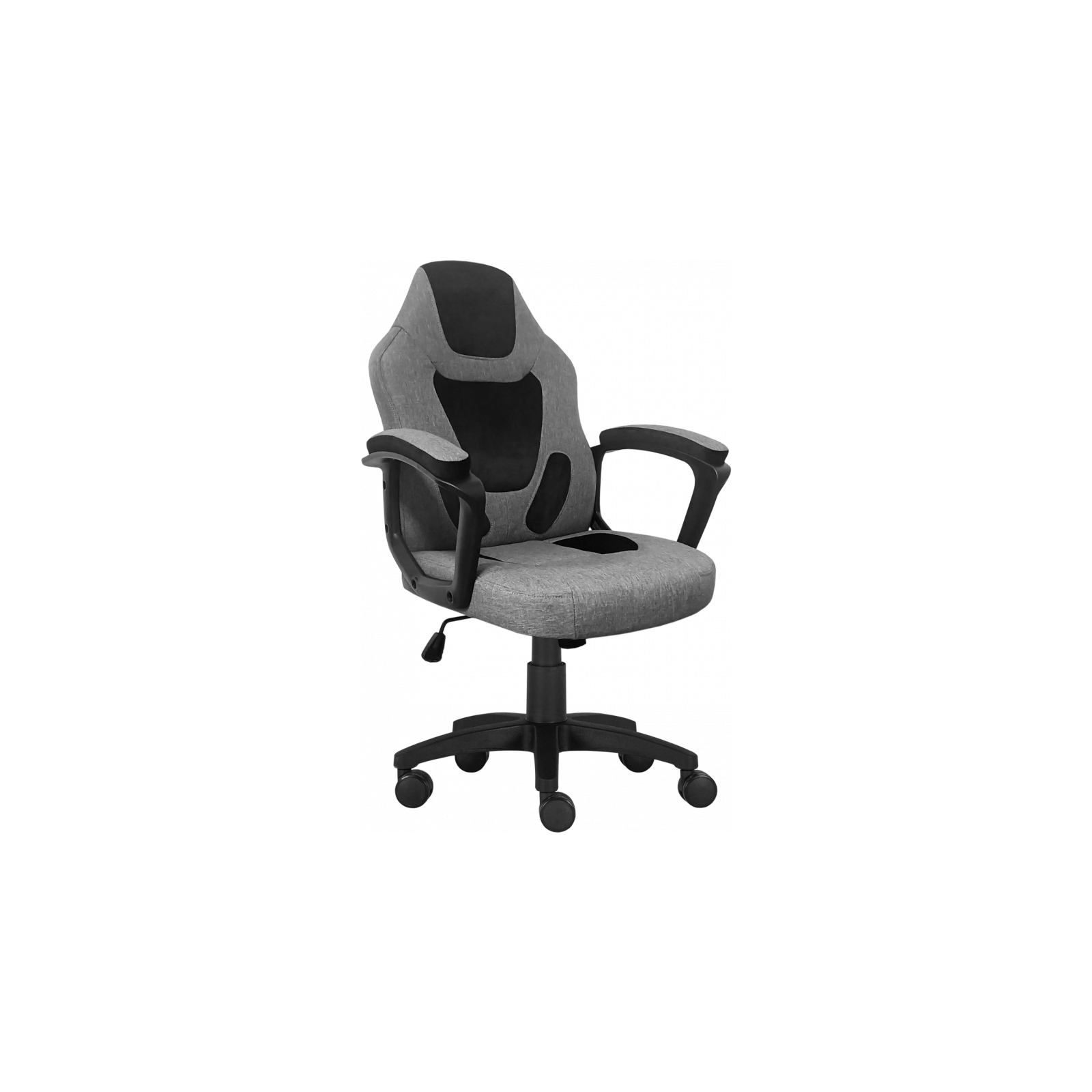 Кресло игровое GT Racer X-1414 Gray/Black Suede (X-1414 Fabric Gray/Black Suede) изображение 2