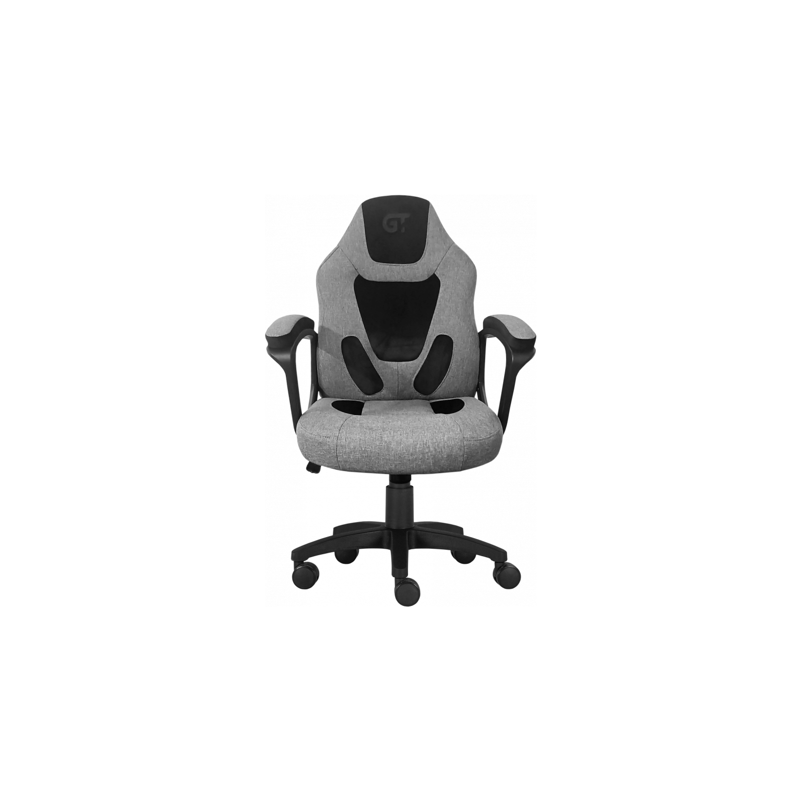 Кресло игровое GT Racer X-1414 Gray/Black Suede (X-1414 Fabric Gray/Black Suede)