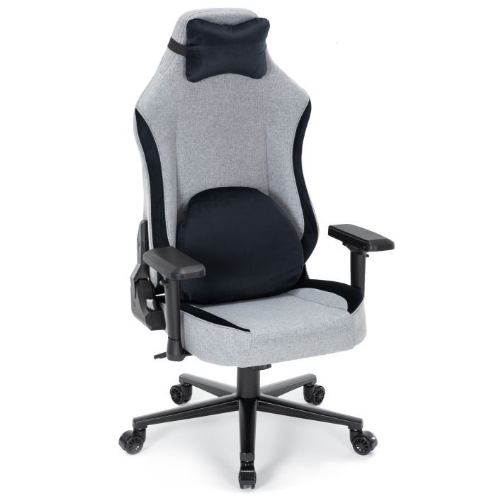 Кресло игровое GamePro GC715LG Linen fabric Light grey (GC715LG) изображение 4