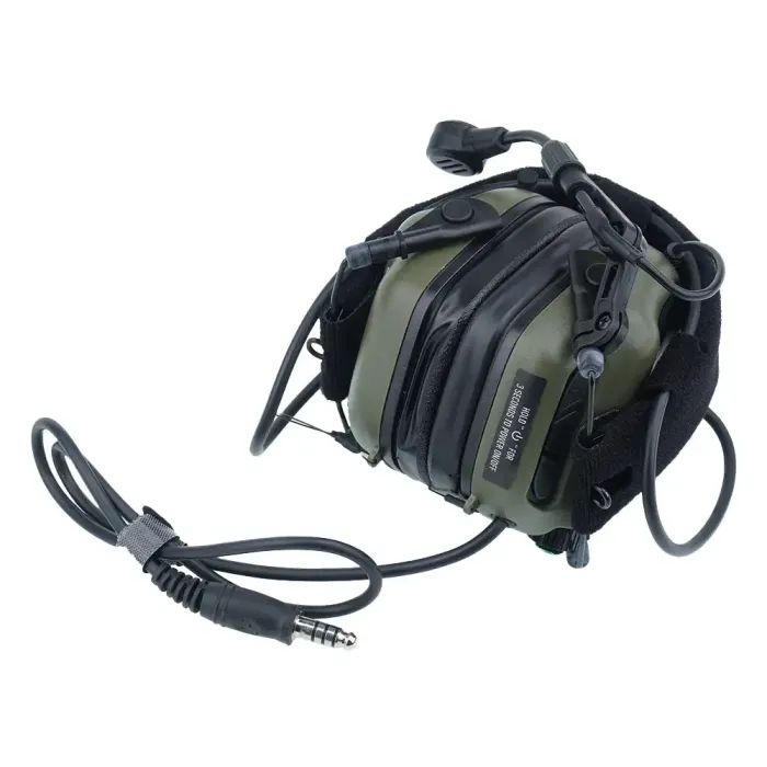 Наушники для стрельбы Earmor M32 Green з мікрофоном (M32-FG) изображение 3