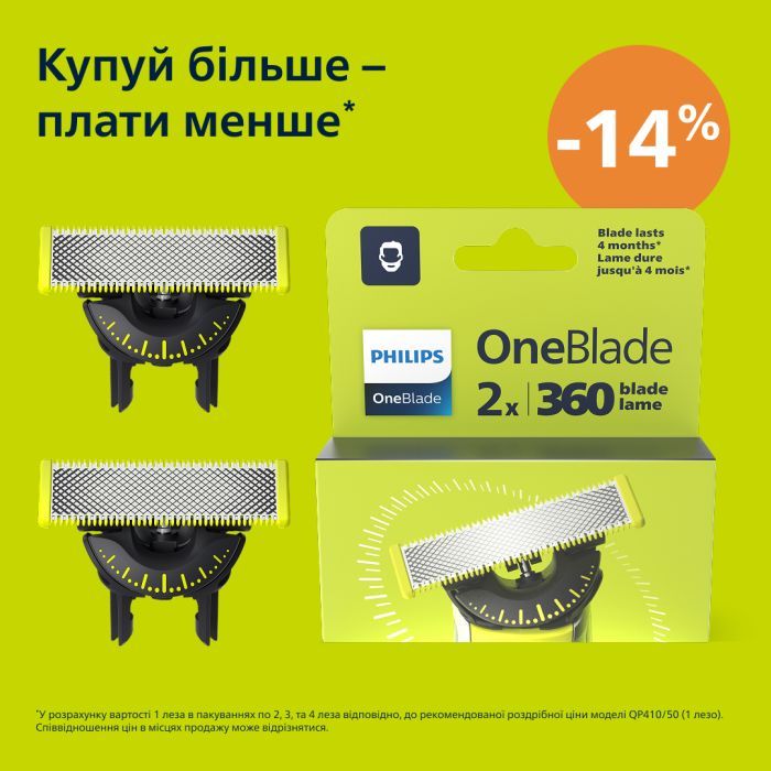 Аксесуари до електробритв Philips QP420/50 зображення 2