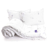 Одеяло Руно набор Одеяло зима из искусственного лебединого пуха Silver Swan 200х220 см с двумя подушками 50х (925.52_Silver Swan)