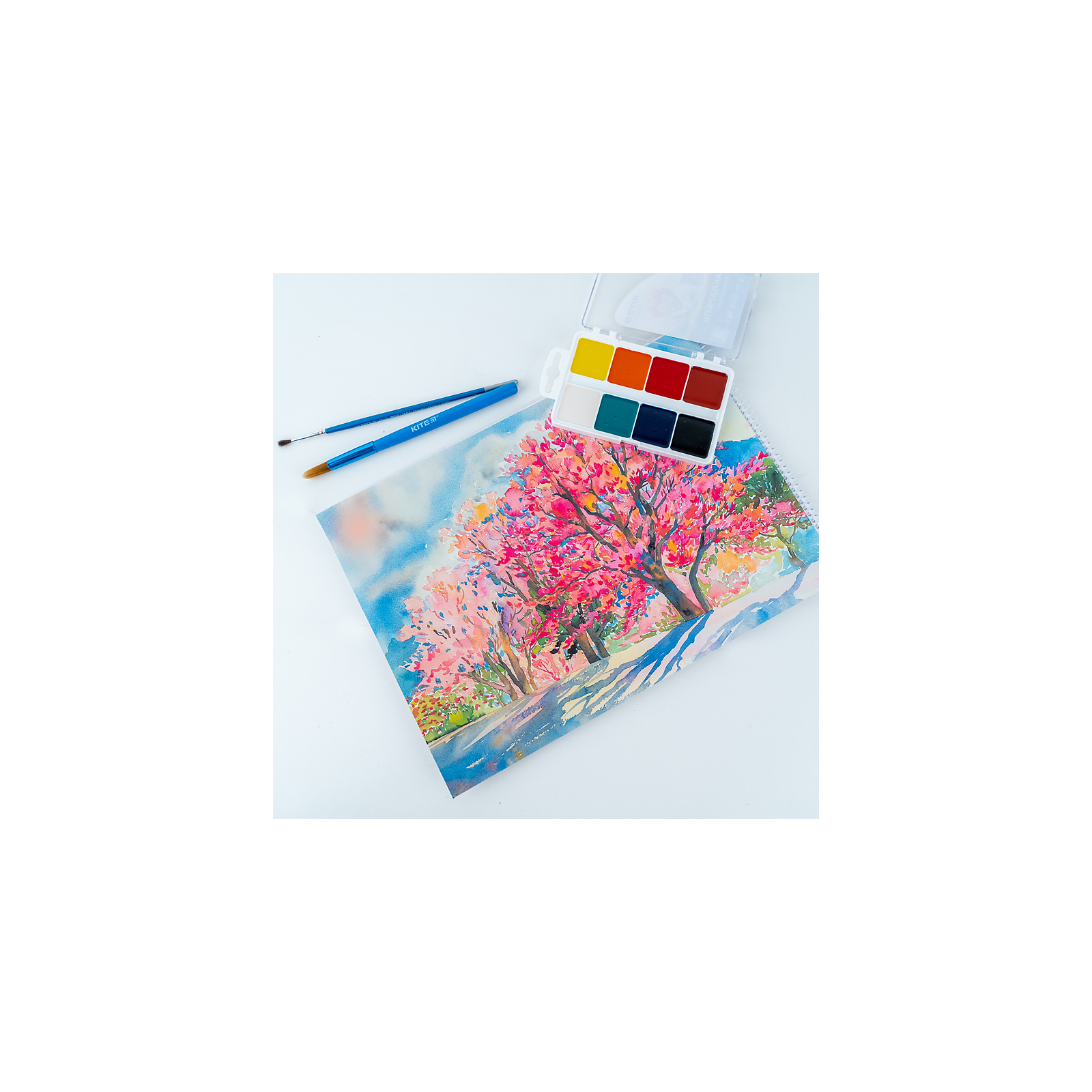 Акварельные краски Kite Classic, 10 цветов (K-060) изображение 3