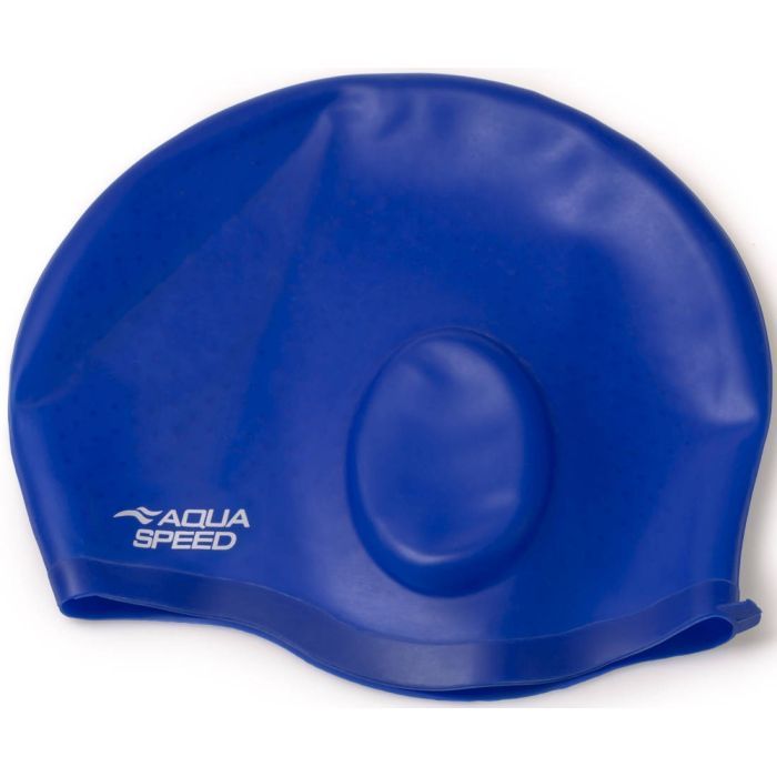 Шапка для плавания Aqua Speed Ear Cap Comfort 9891 289-01 синій OSFM (5908217698919)