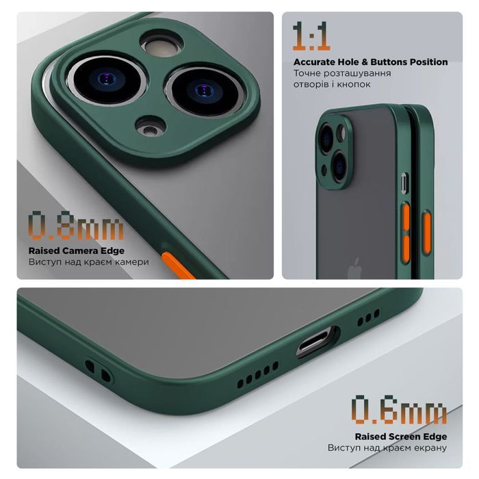 Чохол до мобільного телефона Armorstandart Frosted Matte Xiaomi Redmi A3 Black (ARM74425) зображення 3