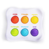 Розвиваюча іграшка Fat Brain Toys антистрес Dimpl Duo Брайль Колір Форма Назва (FA208-1) зображення 4