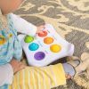 Развивающая игрушка Fat Brain Toys антистресс Dimpl Duo Брайль Цвет Форма Название (FA208-1) изображение 6