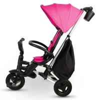 Детский велосипед QPlay Nova+ Rubber Floral Pink складаний триколісний (S700-13Nova+FloralPink) изображение 2
