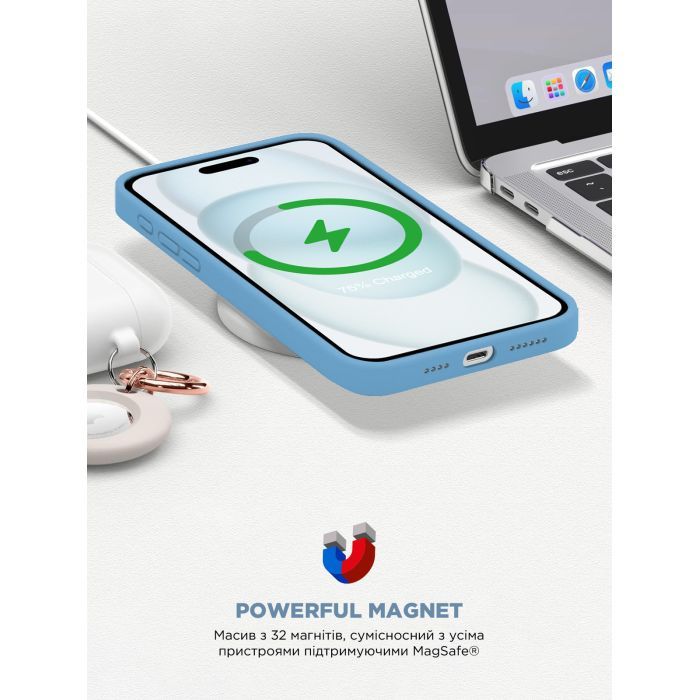 Чехол для мобильного телефона Armorstandart ICON2 MagSafe Apple iPhone 15 Sunshine (ARM77011) изображение 9