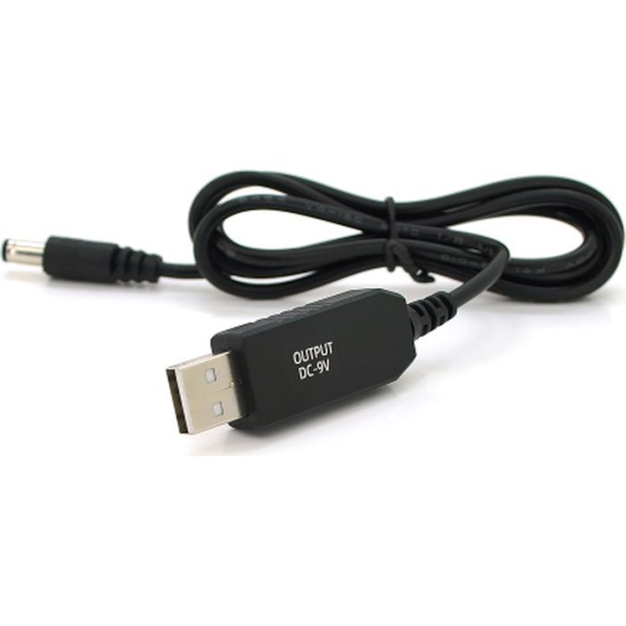 Кабель питания USB to DC 5.5x2.5 9V 1.0m OEM (29866) Voltronic (KPFR/5-9)