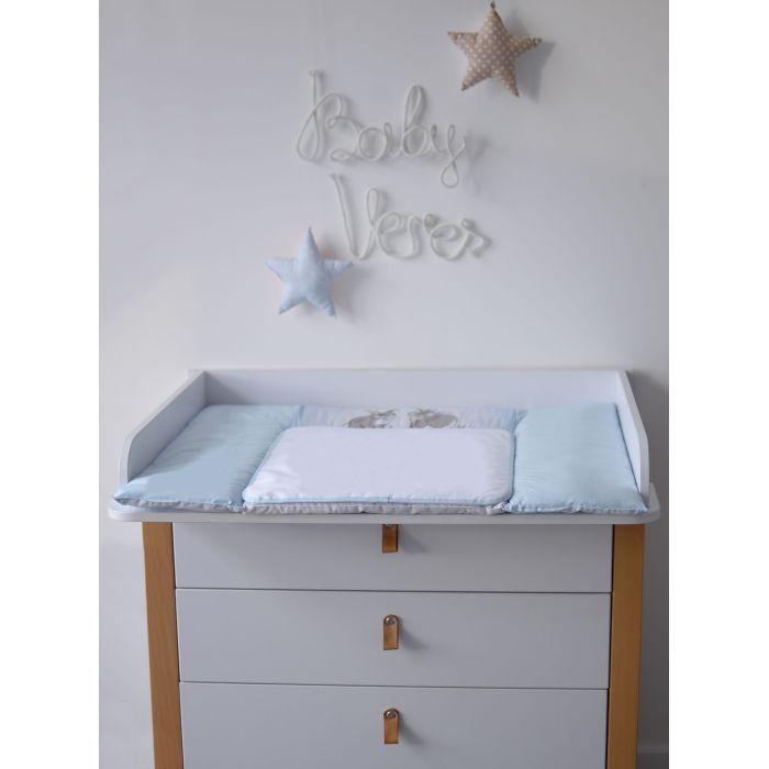 Пеленальний матрацик Верес Summer Bunny blue NEW 72х80 см (426.6.1) зображення 2