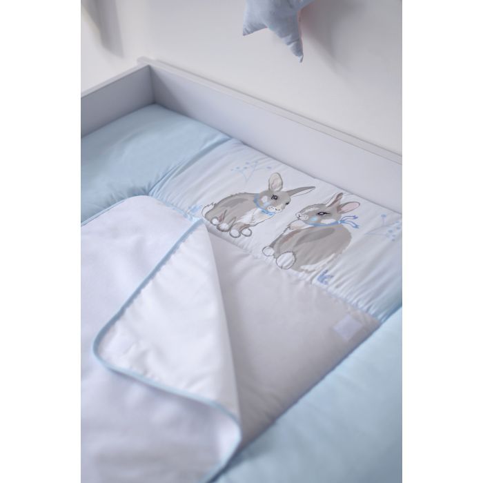 Пеленальний матрацик Верес Summer Bunny blue NEW 72х80 см (426.6.1) зображення 3