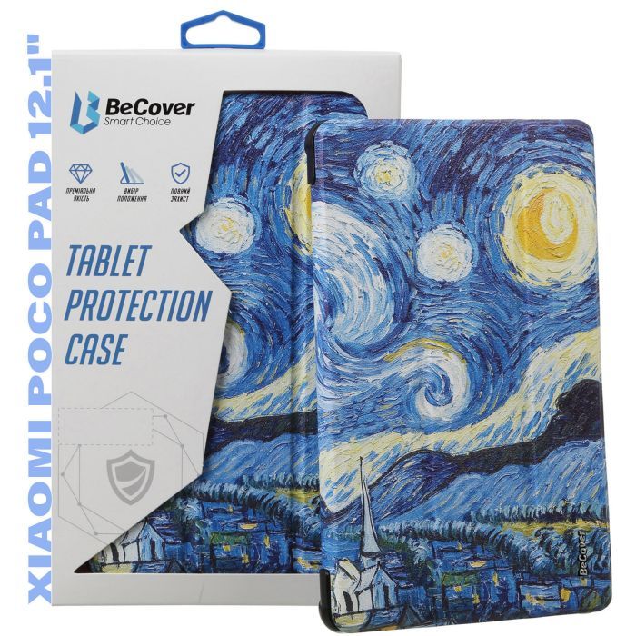 Чехол для планшета BeCover Smart Case Xiaomi Poco Pad 12.1" Light Blue (711560)
