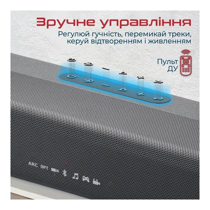 Акустическая система Promate CastBar-60 Black (castbar-60.black) изображение 6