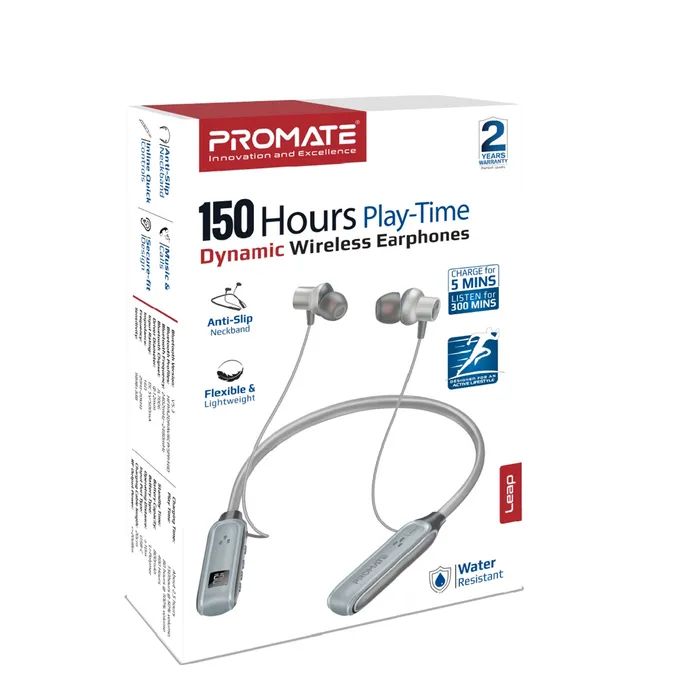 Наушники Promate Leap Black (leap.black) изображение 2