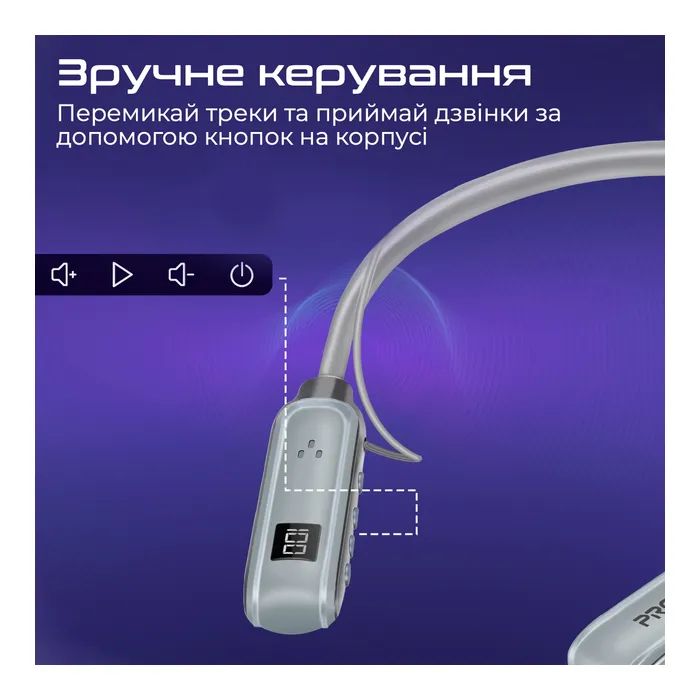 Наушники Promate Leap Black (leap.black) изображение 9