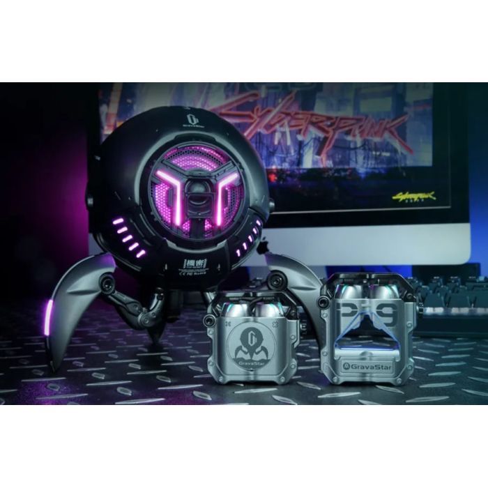 Наушники GravaStar Sirius Pro TWS BT 5.2 Battle-Worn Gray (GRAVASTARP9_WDG) изображение 3