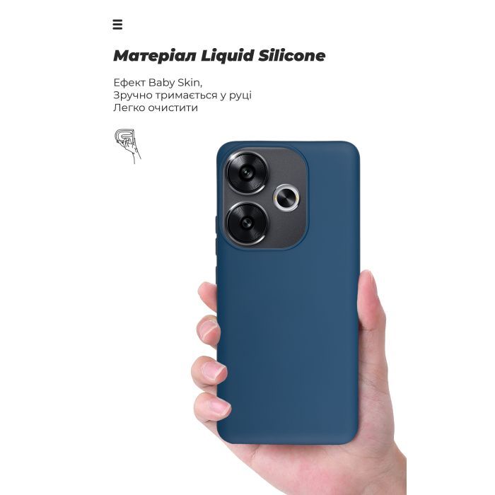 Чохол до мобільного телефона Armorstandart ICON Xiaomi Poco F6 Dark Blue (ARM73513) зображення 7